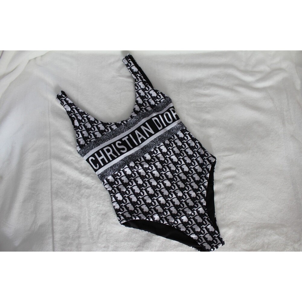 Christian Dior Women’s Monogram One-Piece Swimsuit Size S | Logo Print | Classic